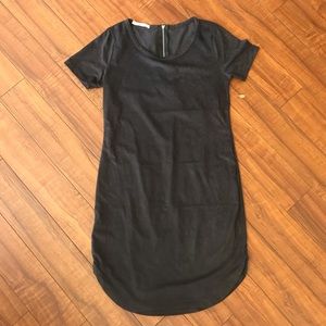 NWOT Faux Suede dress